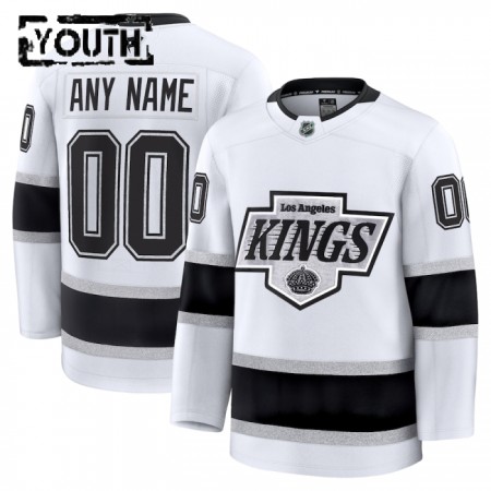 Maillot de Hockey Los Angeles Kings Personnaliser Fanatics Premium 2024-25 Blanc Extérieur - Enfant Maillot de Hockey Los Angeles Kings Personnaliser Fanatics Premium 2024-25 Blanc Extérieur - Enfant